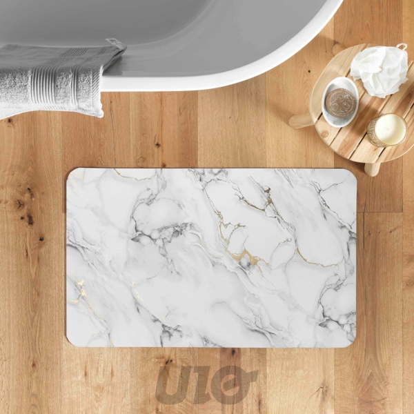 TAPIS DE BAIN 50 x 80 CM ULTRA-ABSORBANT METALLISE VENOR