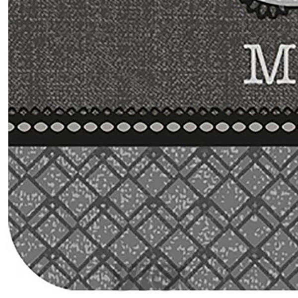 TAPIS RECTANGLE 45 x 75 CM MOUSSE IMPRIMEE AUBERGE