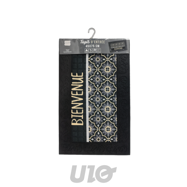 TAPIS RECTANGLE 45 x 75 CM RELIEF IMPRIME TOMINA