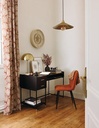CHAISE TISSU SIRAC AMB/NR