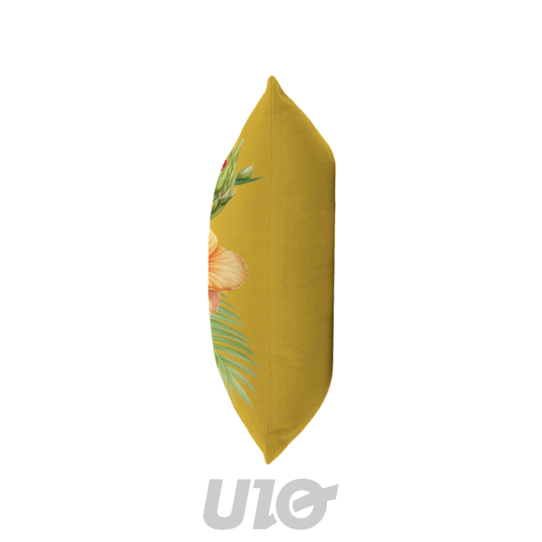 COUSSIN DEHOUS. COMP. 50 x 50 CM POLYESTER IMPRIME DEPERLANT ORLANDO DES. PLACE