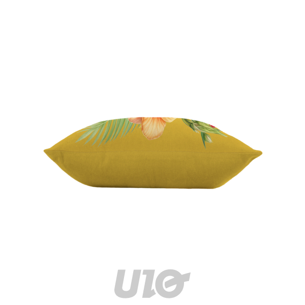 COUSSIN DEHOUS. COMP. 50 x 50 CM POLYESTER IMPRIME DEPERLANT ORLANDO DES. PLACE