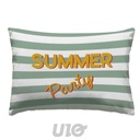 COUSSIN DEHOUS. COMPR. 40x60 CM POLYESTER IMP DEPERLANT SUMMER PARTY SAUGE DES P