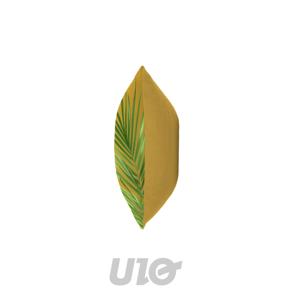 COUSSIN DEHOUS. COMPRESSE 40 x 60 CM POLYESTER IMPRIME DEPERLANT KALYA DES PLACE