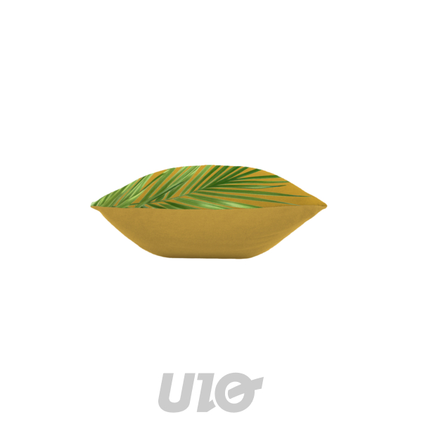 COUSSIN DEHOUS. COMPRESSE 40 x 60 CM POLYESTER IMPRIME DEPERLANT KALYA DES PLACE