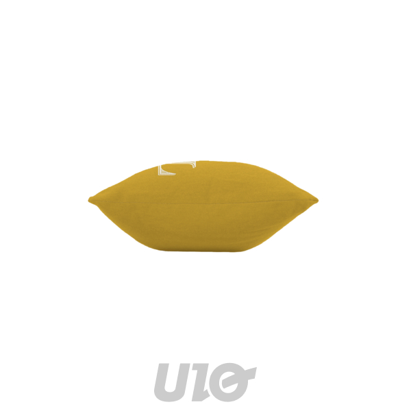 COUSSIN DEHOUS. COMPRESSE 40x60 CM POLYESTER IMPRIME DEPERLANT SOLEIL DES PLACE