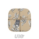 GALETTE x4 PCS 38 x 38 x 1.8 CM MICROFIBRE IMPRIMEE MINDY NATUREL