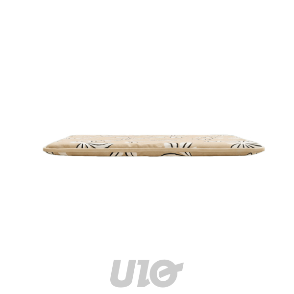 GALETTE x4 PCS 38 x 38 x 1.8 CM MICROFIBRE IMPRIMEE MINDY NATUREL