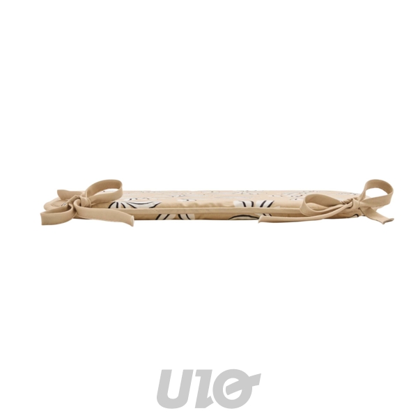 GALETTE x4 PCS 38 x 38 x 1.8 CM MICROFIBRE IMPRIMEE MINDY NATUREL