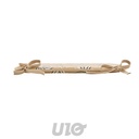 GALETTE x4 PCS 38 x 38 x 1.8 CM MICROFIBRE IMPRIMEE MINDY NATUREL