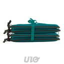 GALETTE x4 PCS 38 x 38 x 3 CM POLYESTER UNI WATERPROOF SIESTA BLEU