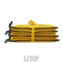 GALETTE x4 PCS 38 x 38 x 3 CM POLYESTER UNI WATERPROOF SIESTA JAUNE