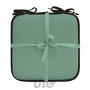 GALETTE x4 PCS 38 x 38 x 3 CM POLYESTER UNI WATERPROOF SIESTA SAUGE