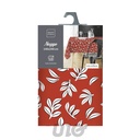 NAPPE RECTANGLE 140 x 240 CM MICROFIBRE IMPRIMEE MINDY TERRACOTTA