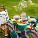 NAPPE RECTANGLE 150 x 240 CM POLYESTER IMPRIME CARAIBES