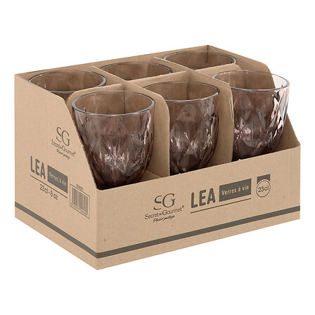 VERRE VIN X1 DIAM LEA ROSE 23