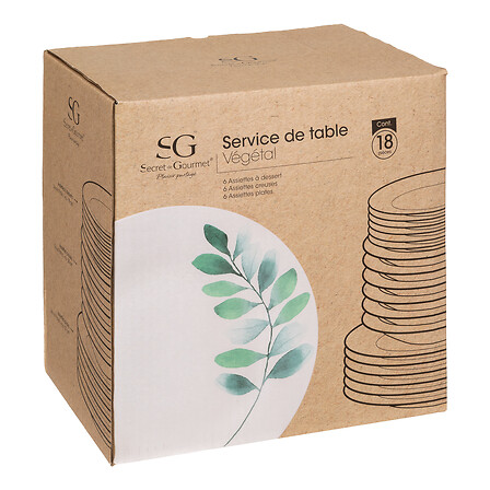 SERVICE 18P VEGETAL