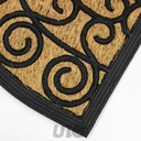 PAILLASSON DEMI-LUNE 40 x 60 CM COCO+CAOUTCHOUC MARQUIS