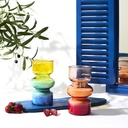 BOUGIE PARFUMEE VASE COLORE BULLE H18CM M8