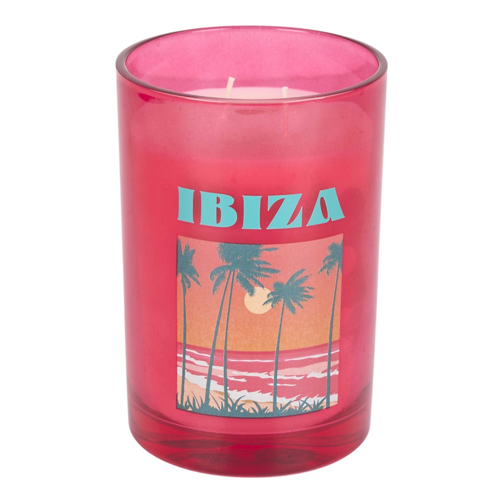 BOUGIE PARFUMEE VERRE H14.5CM VOYAGE M4