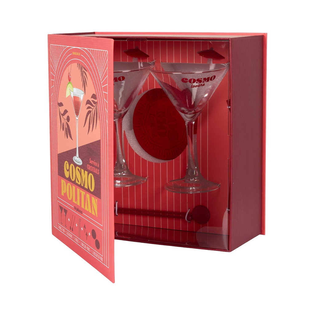 COFFRET COCKTAIL 10PCS COSMOPOLITAIN M6