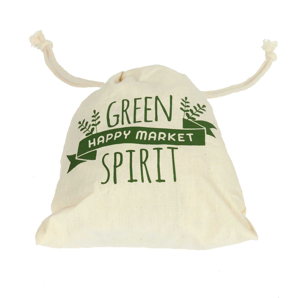 FILET A PROVISION AVEC POCHON COTON 36X35CM M24