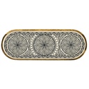 PLAT DE PRESENTATION MANGUIER DUNE NOIR 50CM M6