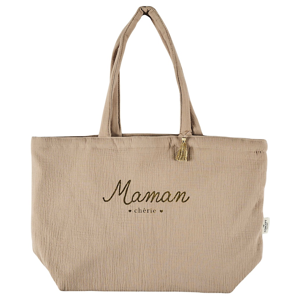 TOTE BAG GAZE DE COTON 58X20X38CM M12