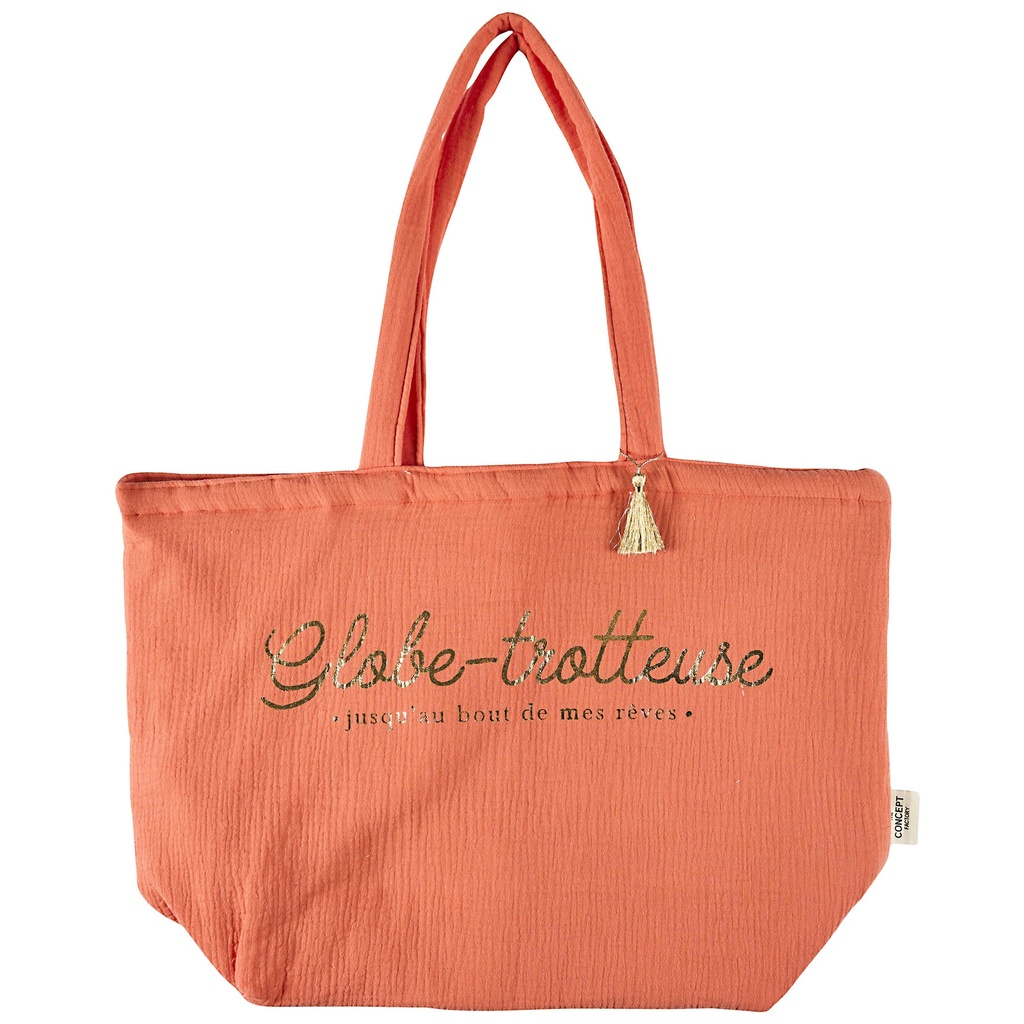 TOTE BAG GAZE DE COTON 58X20X38CM M12