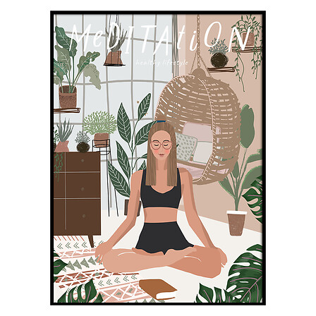 TOILE IMP BIANCA 50X70 ASS DIS