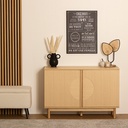 TOILE IMP BIANCA 50X70 ASS DIS