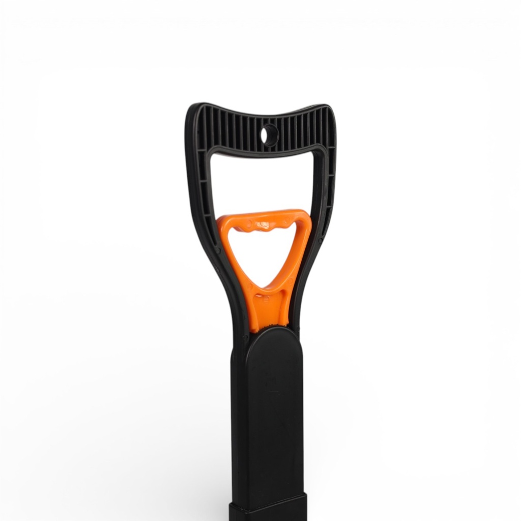 PELLE RAMASSE CROTTE AVEC POIGNÉE 59 CM - 2 COULEURS VERT OU ORANGE
