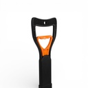 PELLE RAMASSE CROTTE AVEC POIGNÉE 59 CM - 2 COULEURS VERT OU ORANGE