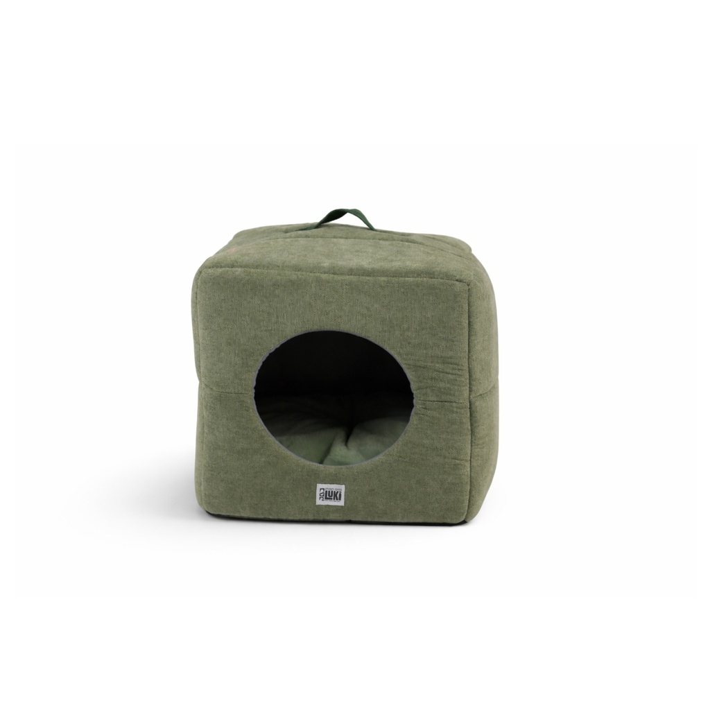 REFUGE CUBE ANTIDÉRAPANT VERT 40X40X40CM