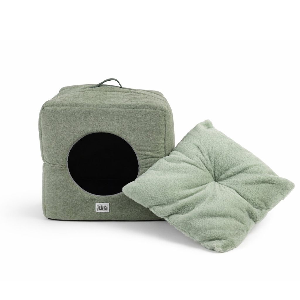 REFUGE CUBE ANTIDÉRAPANT VERT 40X40X40CM
