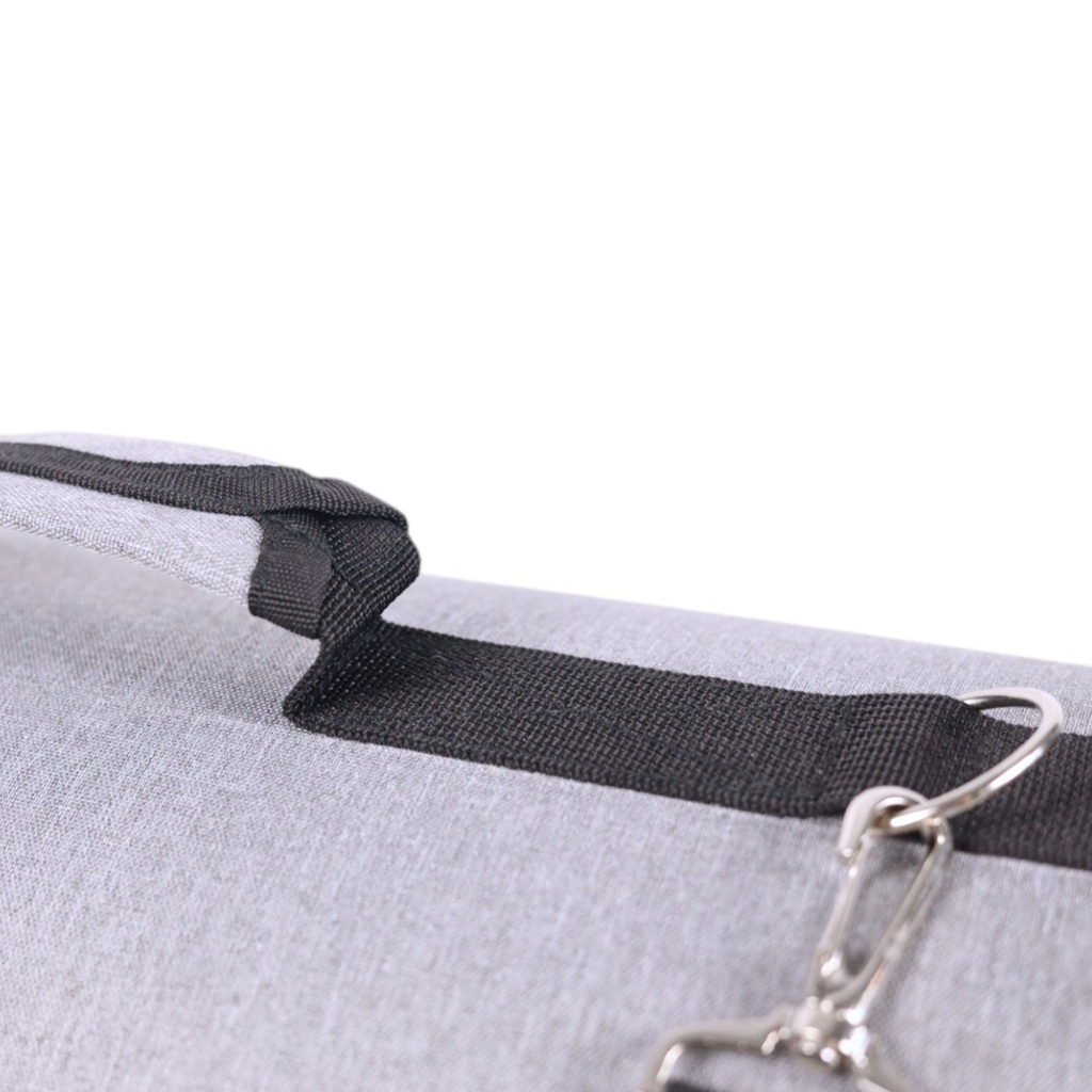 SAC DE TRANSPORT TUNNEL GRIS CHINE 39X25X24CM
