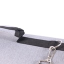 SAC DE TRANSPORT TUNNEL GRIS CHINE 39X25X24CM