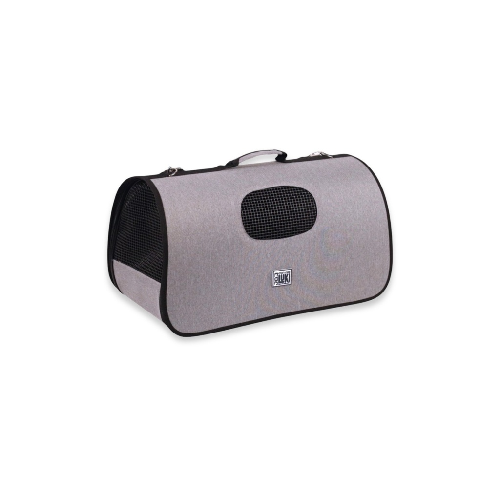 SAC DE TRANSPORT TUNNEL GRIS CHINE 39X25X24CM