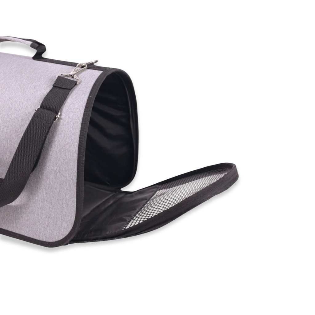 SAC DE TRANSPORT TUNNEL GRIS CHINE 39X25X24CM