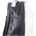 SAC À DOS DE TRANSPORT TRANSPARENT NOIR 41X33X25CM