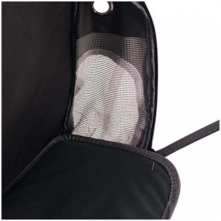 SAC À DOS DE TRANSPORT TRANSPARENT NOIR 41X33X25CM