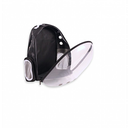 SAC À DOS DE TRANSPORT TRANSPARENT NOIR 41X33X25CM