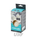 SET DE 2 BALLES DE SECHAGE EN LAINE 7CM REUTILISABLES BLANC