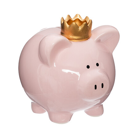 TIRELIRE GRES COCHON H. 14.5