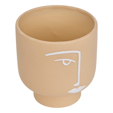 CACHEPOT CRMQ VISAGE PAM H17