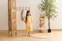SET CAPE BAIN GANT MER JAUNE