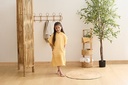 SET CAPE BAIN GANT MER JAUNE