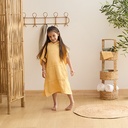 SET CAPE BAIN GANT MER JAUNE