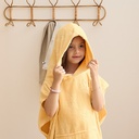 SET CAPE BAIN GANT MER JAUNE