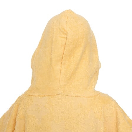 SET CAPE BAIN GANT MER JAUNE